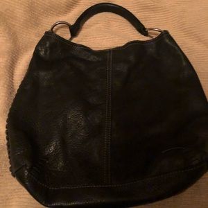 Lucky Brand Black leather hobo bag
